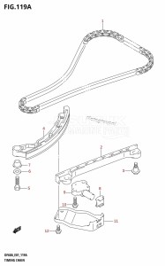 DF40A From 04004F-110001 (E34-Italy)  2011 drawing TIMING CHAIN