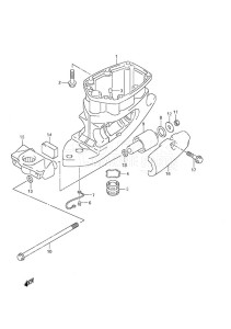 DF 140A drawing Drive Shaft Housing