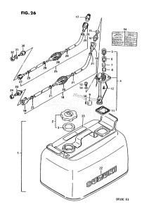 DT15C From 01502-351001 ()  1993 drawing FUEL TANK (STEEL)