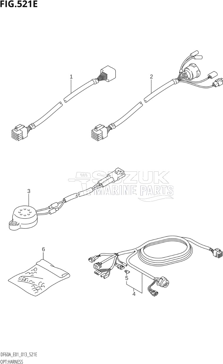 OPT:HARNESS (DF50A:E01)