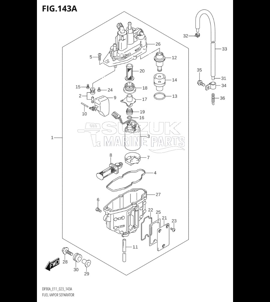 FUEL VAPOR SEPARATOR (E01,E03,E11)