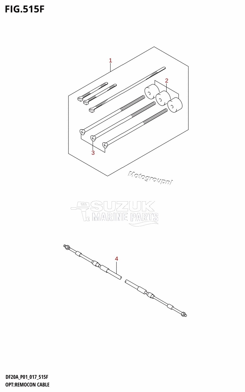 OPT:REMOCON CABLE (DF15AT:P01)