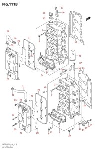 DF225T From 22503F-410001 (E01 E40)  2014 drawing CYLINDER HEAD (DF200T:E40)