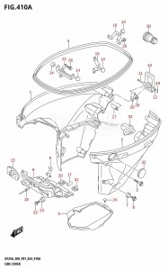 DF30A From 03003F-440001 (P01 - P40)  2024 drawing SIDE COVER (DF25A,DF30AQ)