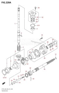 DF80A From 08002F-110001 (E01 E40)  2011 drawing TRANSMISSION