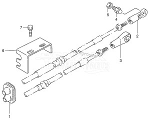 DT40 From 04003-880001 ()  2008 drawing REMOCON CABLE HOLDER (DT40WR)