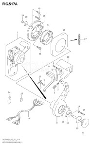 20004F-240001 (2022) 200hp E03-USA (DF200AST) DF200AST drawing OPT:CONCEALED REMOCON (1)