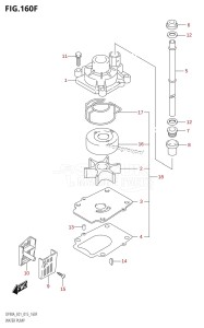 DF80A From 08002F-710001 (E03)  2017 drawing WATER PUMP (DF80A:E40)