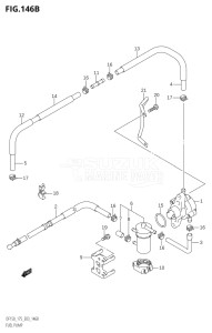 15002F-110001 (2011) 150hp E03-USA (DF150T) DF150 drawing FUEL PUMP (K9,K10,011)