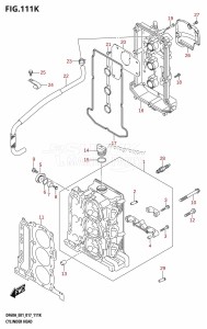 DF50A From 05003F-710001 (E01)  2017 drawing CYLINDER HEAD (DF60AQH:E40)