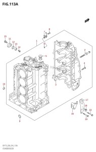 DF175T From 17502F-410001 (E03)  2014 drawing CYLINDER BLOCK