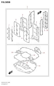 DF250T From 25004F-510001 (E03)  2015 drawing OPT:GASKET SET (DF200Z:E03)