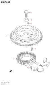 DF25 From 02503F-310001 (E03)  2013 drawing MAGNETO (DF25:E03)
