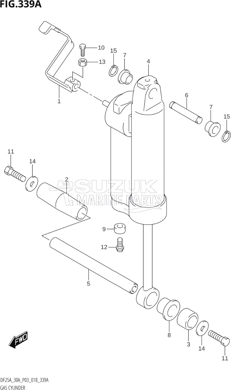 GAS CYLINDER (DF25AQ)