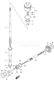 Outboard DF 25A drawing Transmission