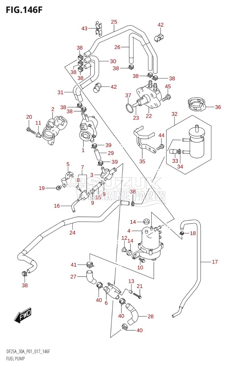 FUEL PUMP (DF30AR:P01)