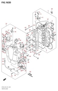 DF225T From 22503F-410001 (E03)  2014 drawing THROTTLE BODY (DF225Z:E03)