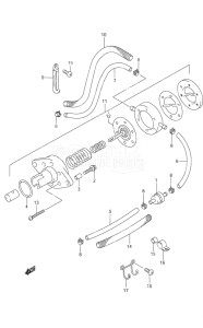 Outboard DF 9.9 drawing Fuel Pump