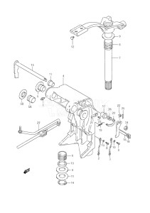 Outboard DF 60 drawing Swivel Bracket