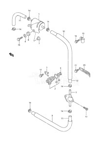 Outboard DF 40 drawing Fuel Injector