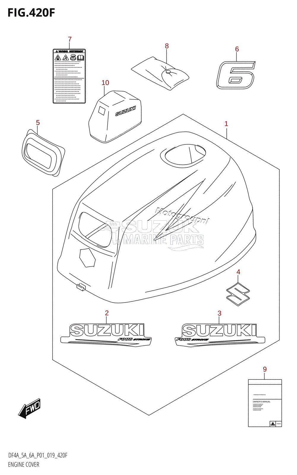 ENGINE COVER (DF6A)