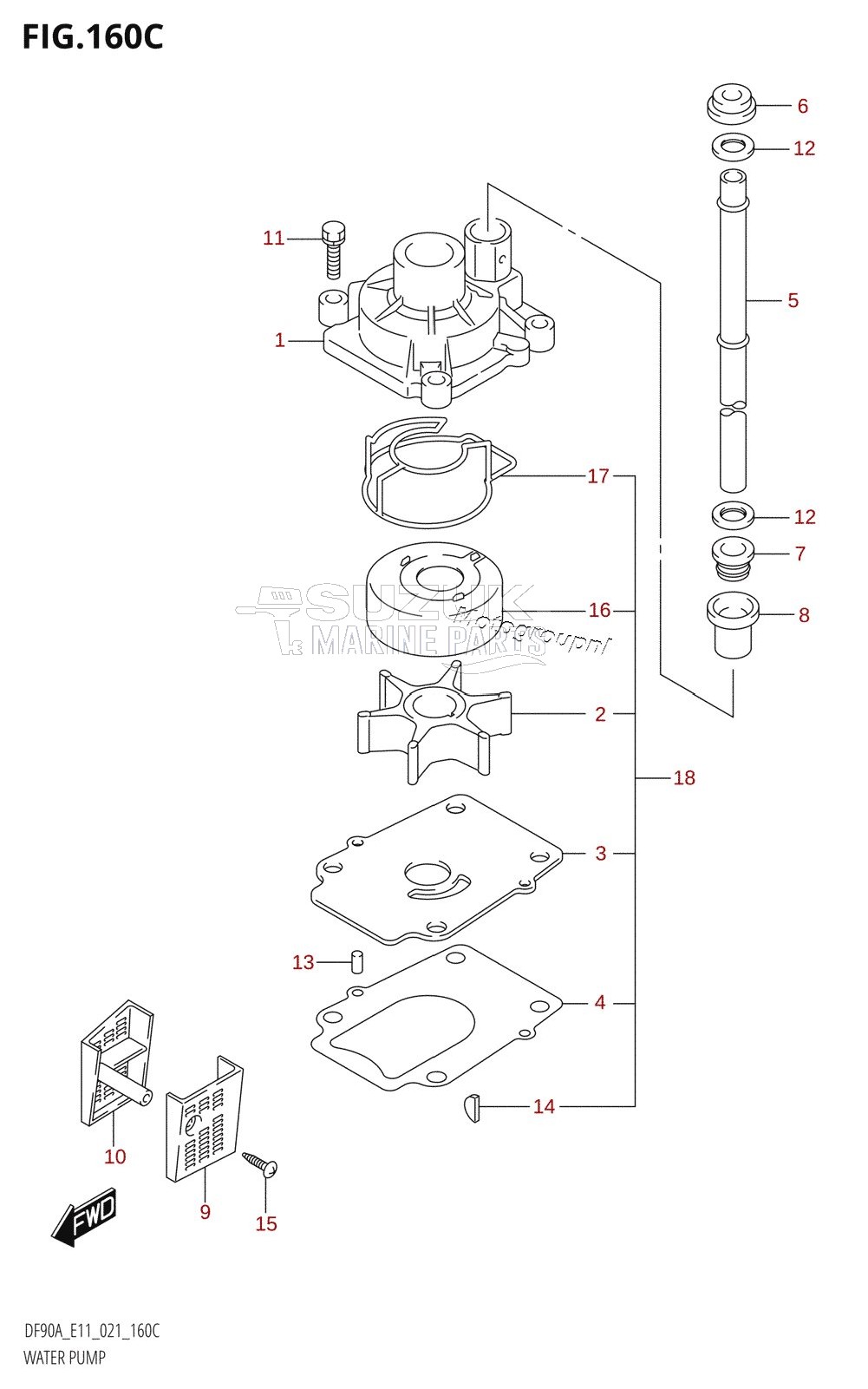 WATER PUMP (E40)