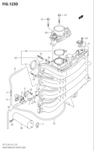 15002Z-410001 (2014) 150hp E03-USA (DF150Z  DF150Z) DF150Z drawing INTAKE MANIFOLD / THROTTLE BODY (DF150ZG:E03)