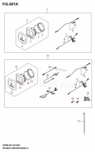 DF200Z From 20002Z-810001 (E01 E40)  2018 drawing OPT:MULTI FUNCTION GAUGE (1)