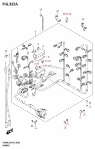 DF250ATSS From 25001N-440001 (E03)  2024 drawing HARNESS (DF300A,DF250A)