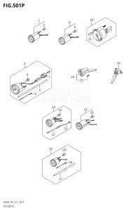 04003F-710001 (2017) 40hp E01-Gen. Export 1 (DF40A  DF40AQH  DF40ATH) DF40A drawing OPT:METER (DF50AVTH:E01)