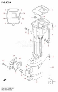 DF8A From 00801F-210001 (P03)  2012 drawing DRIVE SHAFT HOUSING