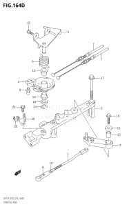 17502F-410001 (2014) 175hp E03-USA (DF175T) DF175T drawing THROTTLE ROD (DF175Z:E03)