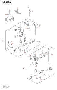 DF40 From 04002F-010001 (E01)  2010 drawing OPT:TRIM SENDER