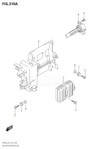 08002F-610001 (2016) 80hp E01 E40-Gen. Export 1 - Costa Rica (DF80A) DF80A drawing RECTIFIER / IGNITION COIL