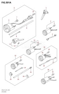 DF60 From 06001F-371001 (E01)  2003 drawing OPT:METER (W,X,Y,K1,K2,K3,K4)