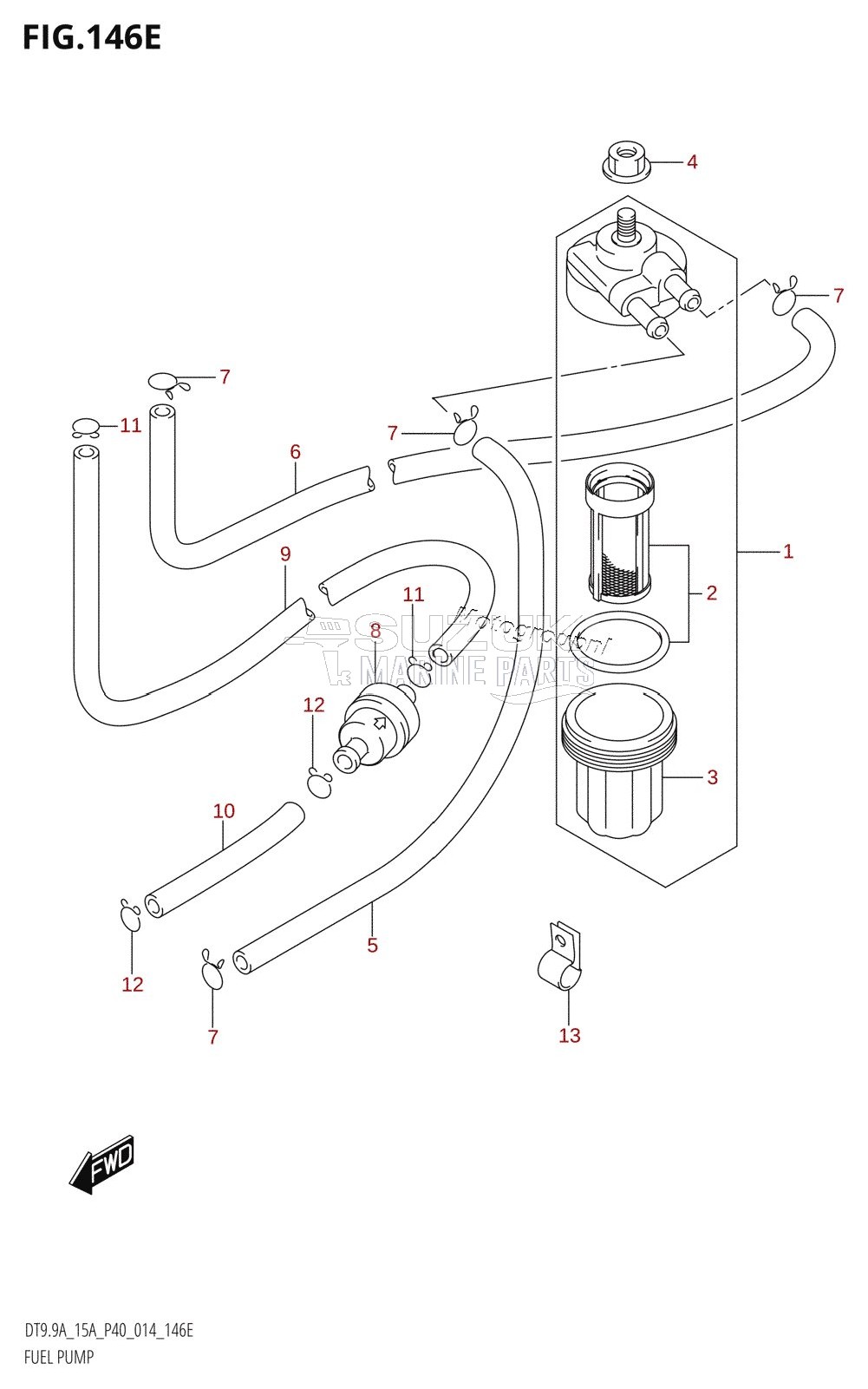 FUEL PUMP (DT15AK:P36)