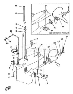 175A drawing PROPELLER-HOUSING-AND-TRANSMISSION-2