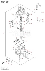 DF80A From 08002F-410001 (E01 E40)  2014 drawing FUEL VAPOR SEPARATOR (DF70ATH:E40)