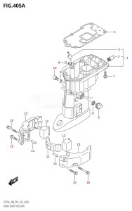 DF30A From 03003F-340001 (P01 P40)  2023 drawing DRIVE SHAFT HOUSING (DF25A,DF25AR,DF30AR)