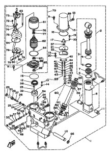 L250AET drawing POWER-TILT-ASSEMBLY