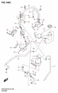 DF30A From 03003F-710001 (P01 P40)  2017 drawing FUEL PUMP (DF25AT:P01)