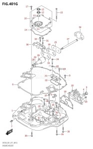 DF250 From 25003F-710001 (E01 E40)  2017 drawing ENGINE HOLDER (DF225Z:E01)