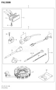 01503F-210001 (2012) 15hp P01-Gen. Export 1 (DF15  DF15R) DF15 drawing OPT:ELECTRICAL (M-STARTER)