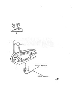 Outboard DT 140 drawing Remote Control