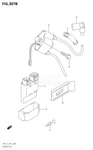 01503F-110001 (2011) 15hp P01-Gen. Export 1 (DF15  DF15R) DF15 drawing IGNITION COIL (K5,K6,K7,K8,K9,K10,011)