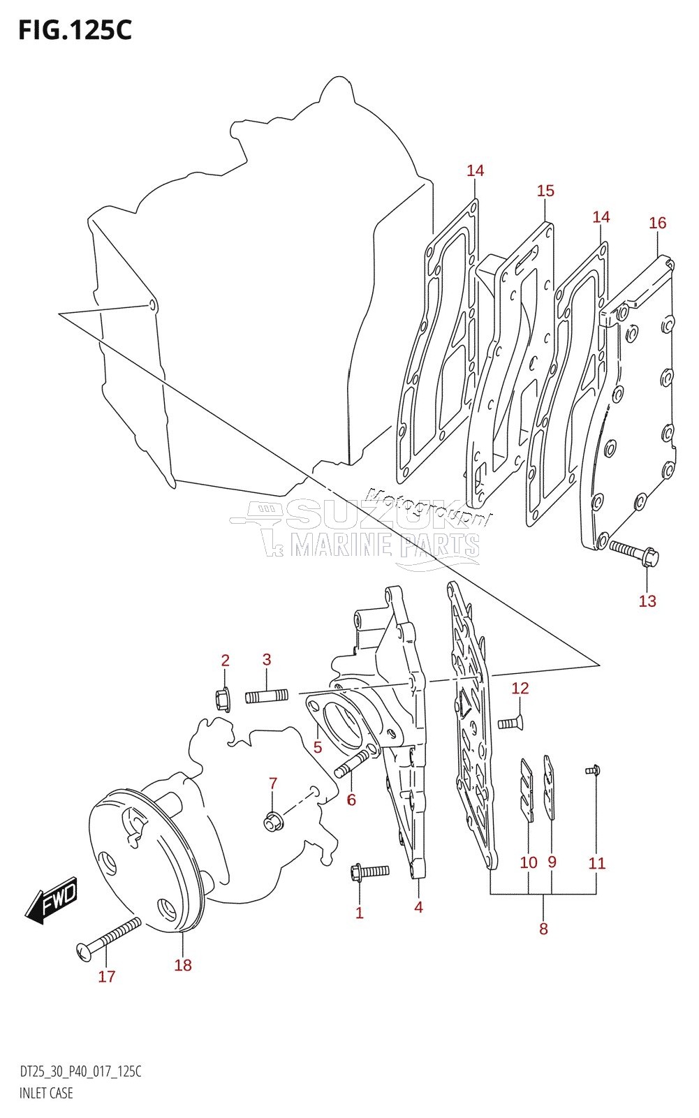 INLET CASE (DT30R:P40)