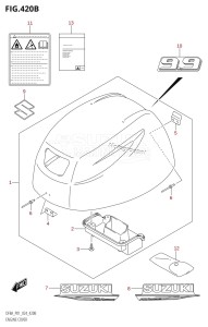 DF9.9A From 00994F-440001 (P01)  2024 drawing ENGINE COVER (DF9.9A)