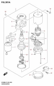 DF115BG From 11505F-440001 (E11 - E40)  2024 drawing STARTING MOTOR