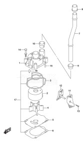 DF 200AP drawing Water Pump