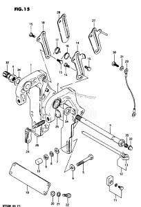 DT55 From 05502-601167-602146 ()  1986 drawing CLAMP BRACKET